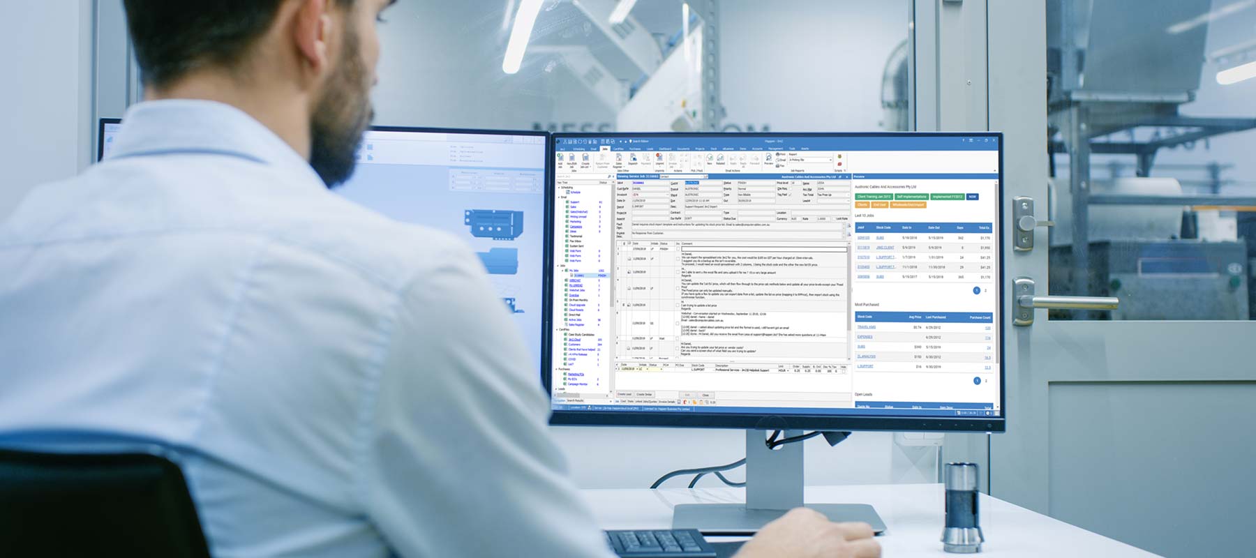 screenshot of Jim2 Business Engine